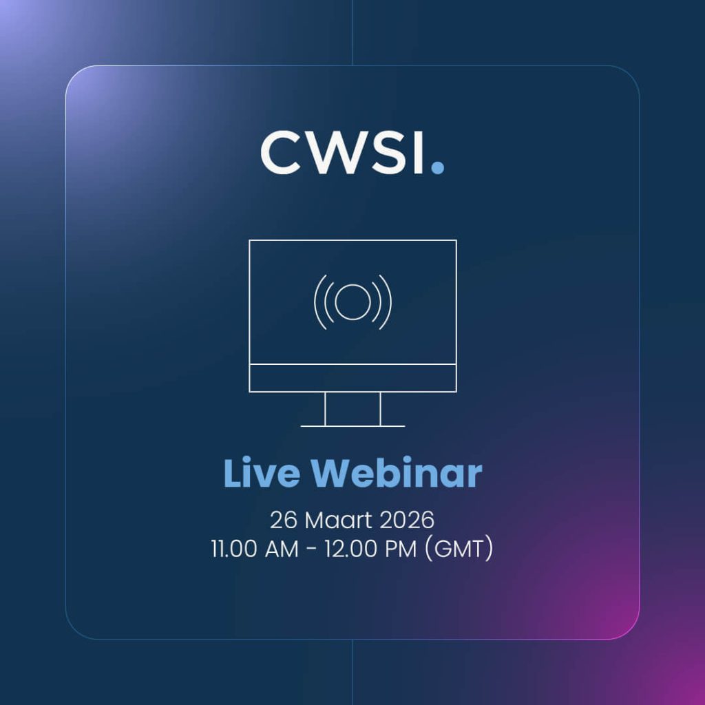 CWSI live webinar 26 Maart 2026